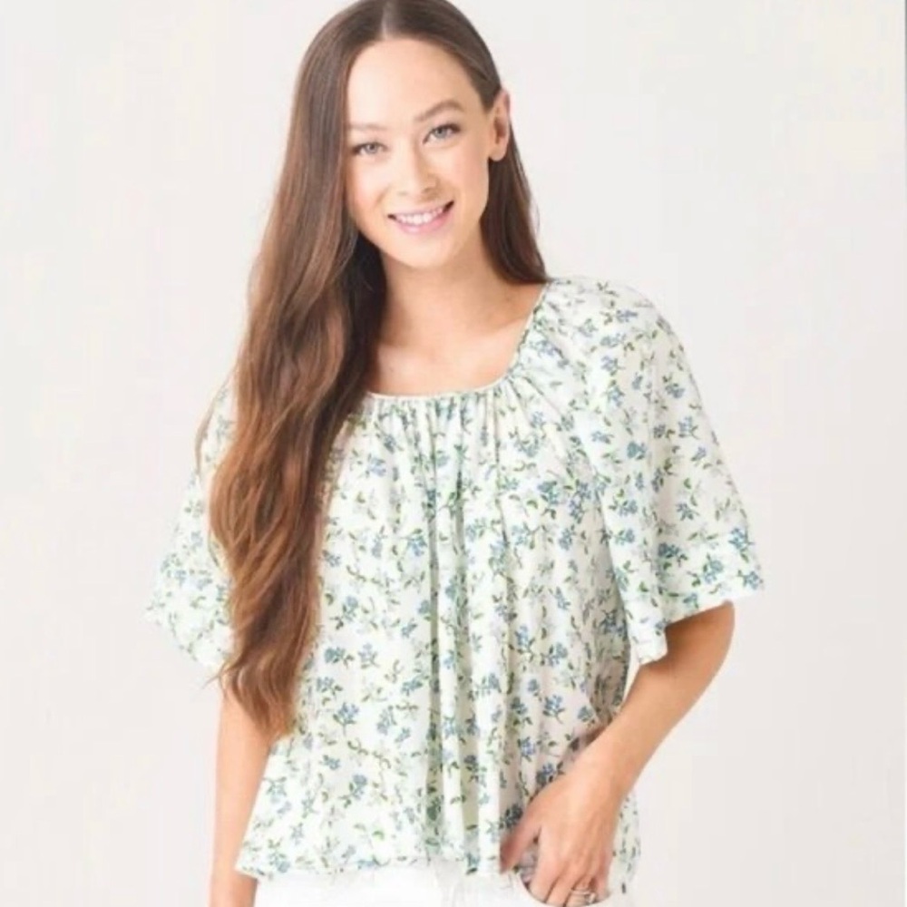 Hunter Bell Womens Waylon Blouse. Extra Small.